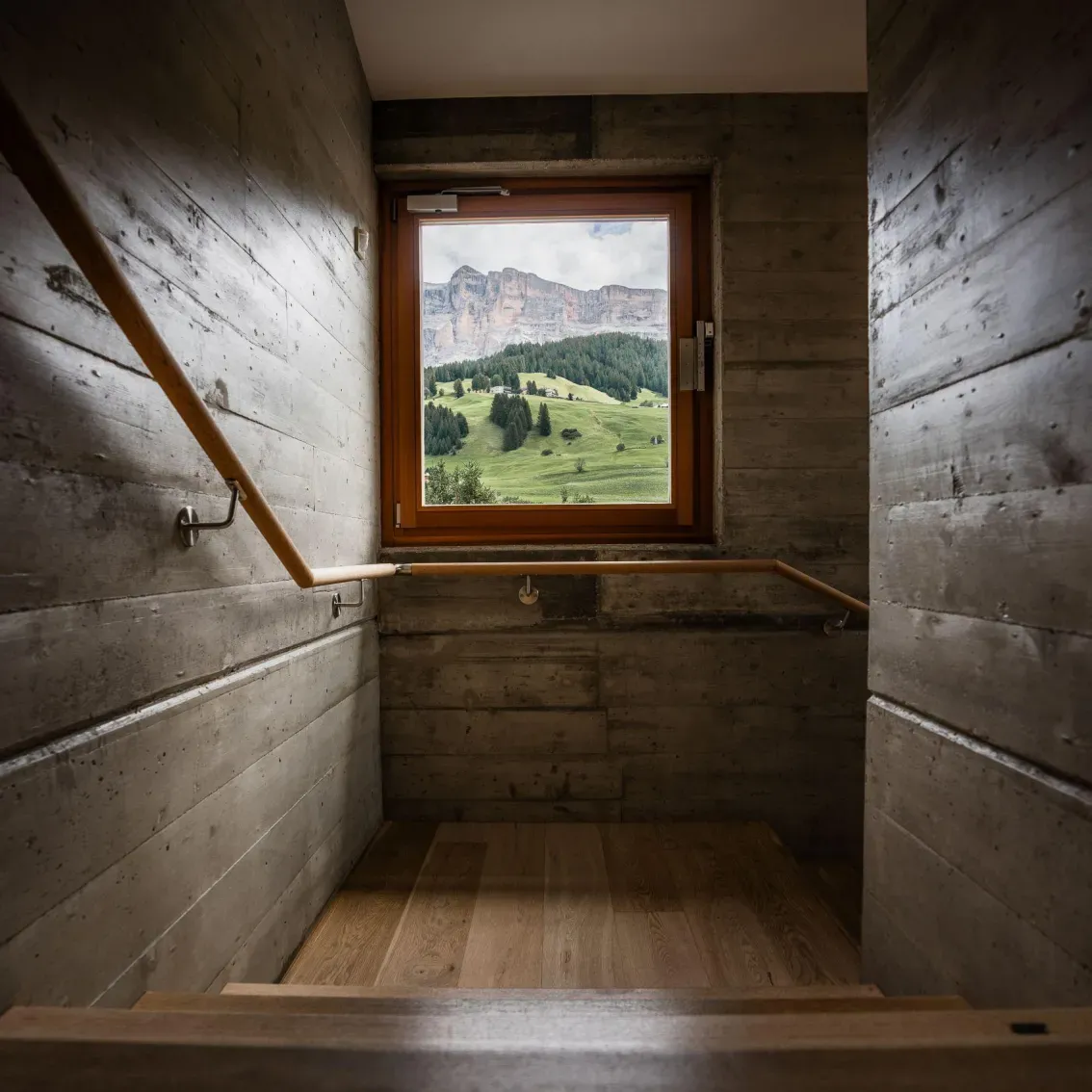 Vista corridoio hotel gardenazza